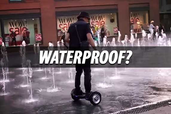 Are Self Balancing Scooters Waterproof?