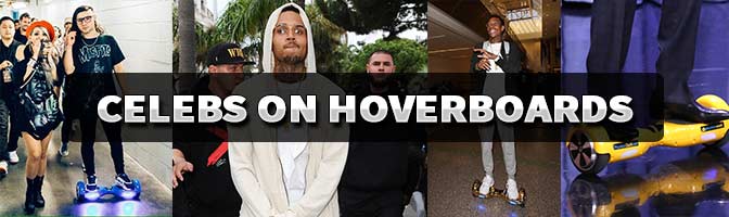 Celebrities on Hoverboards